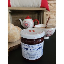 Confiture 3 fruits rouges